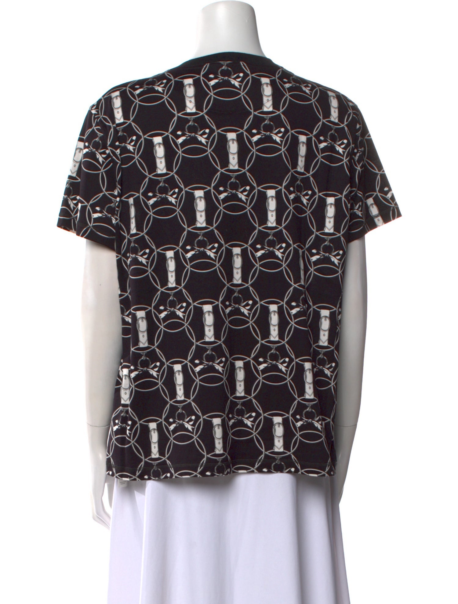 Hermès Printed Crew Neck T-Shirt